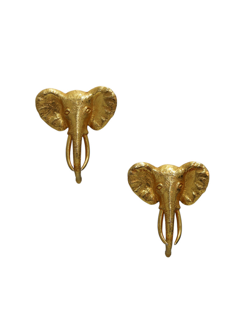 Clips Têtes d'éléphant DOMINIQUE AURIENTIS 1986