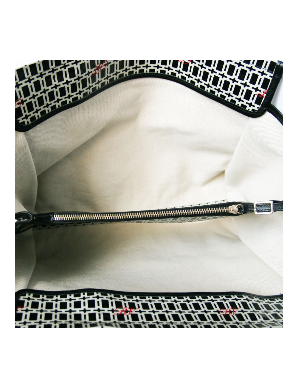 Sac  shopping ROGER VIVIER toile enduite