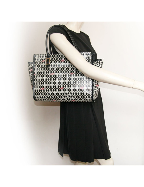 Sac  shopping ROGER VIVIER toile enduite
