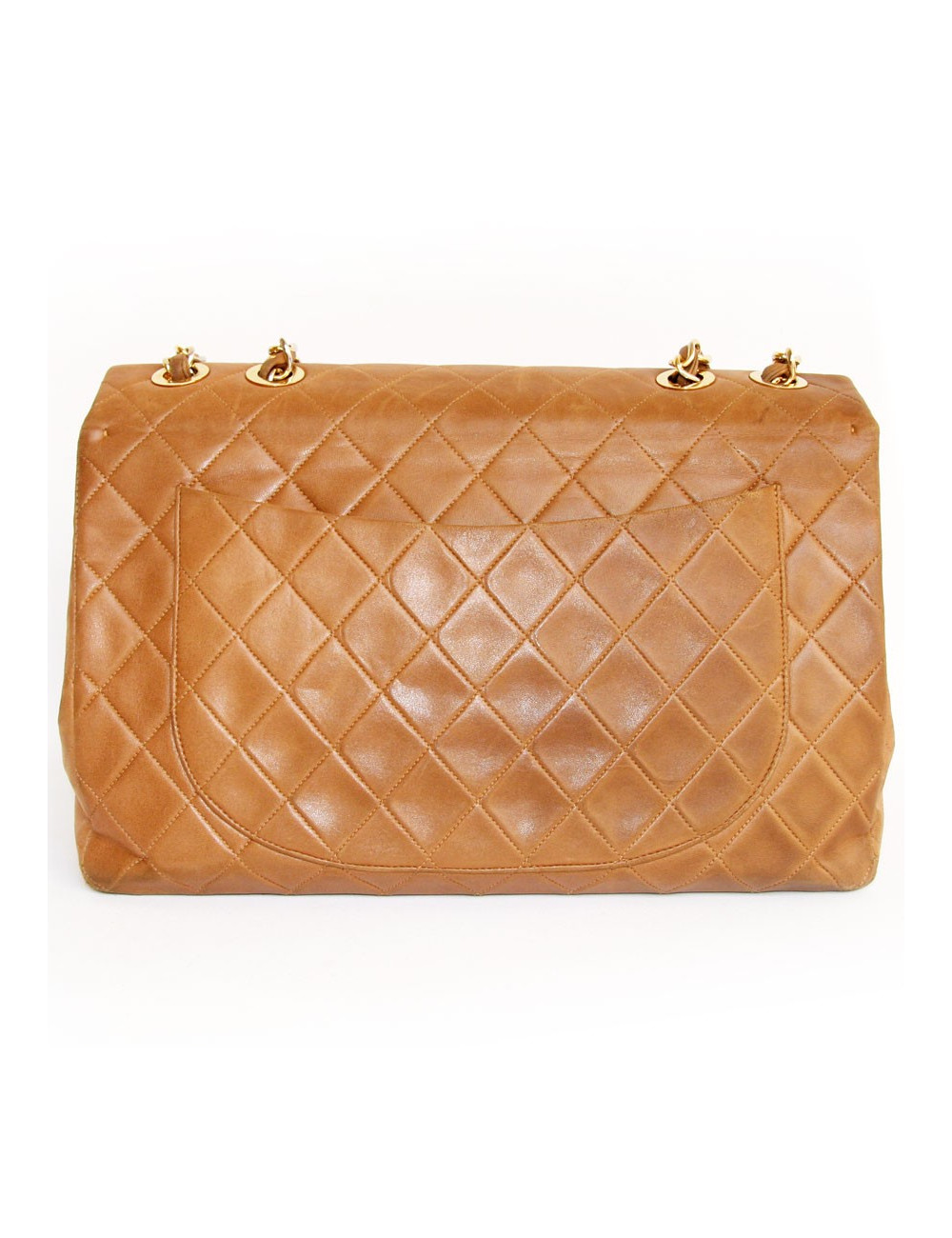 Maxi jumbo CHANEL beige vintage