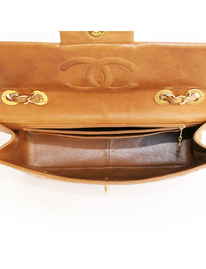 Maxi jumbo CHANEL beige vintage