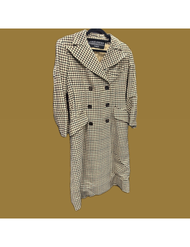 Manteau LOUIS FERAUD pied de poule