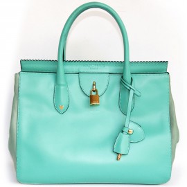 Bag ROCHAS turquoise leather