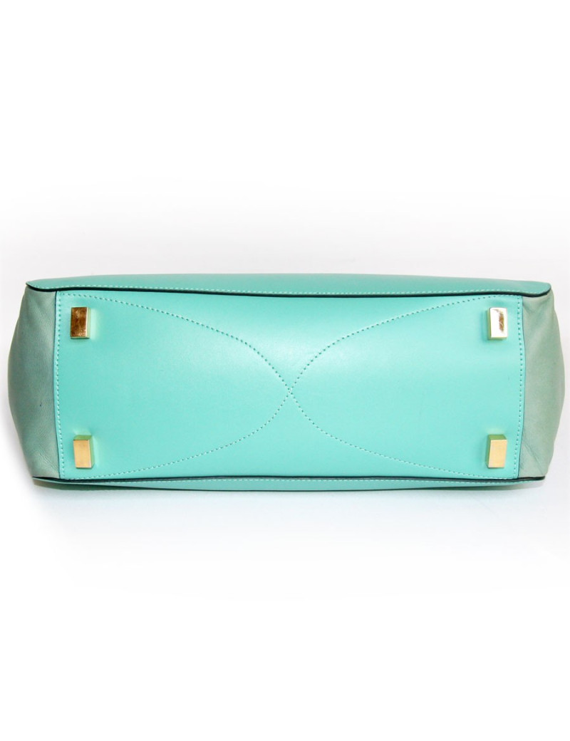 Sac ROCHAS  turquoise