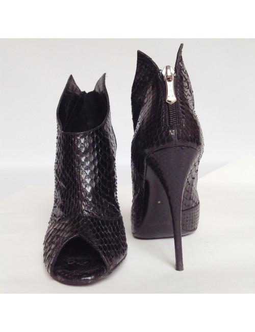 Escarpins BALMAIN T 38 python noir 