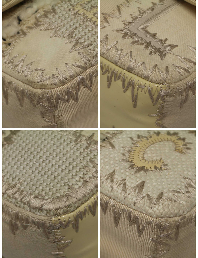 Sac CHANEL patchwork blanc