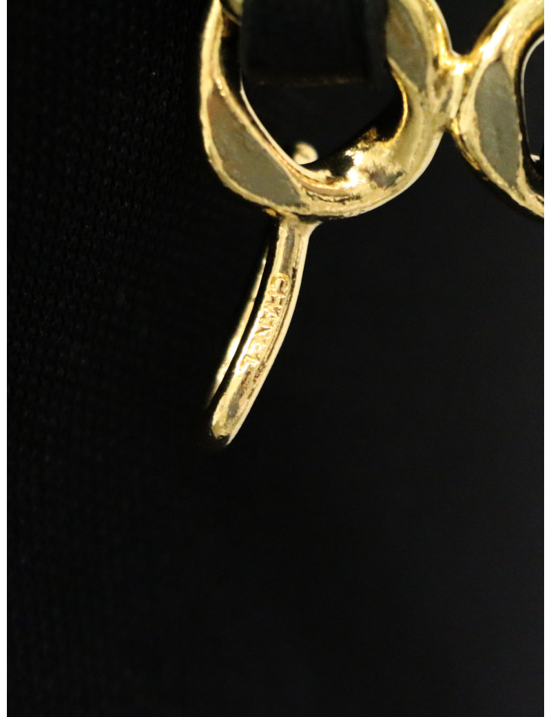 Ceinture CHANEL chaine et cuir vintage