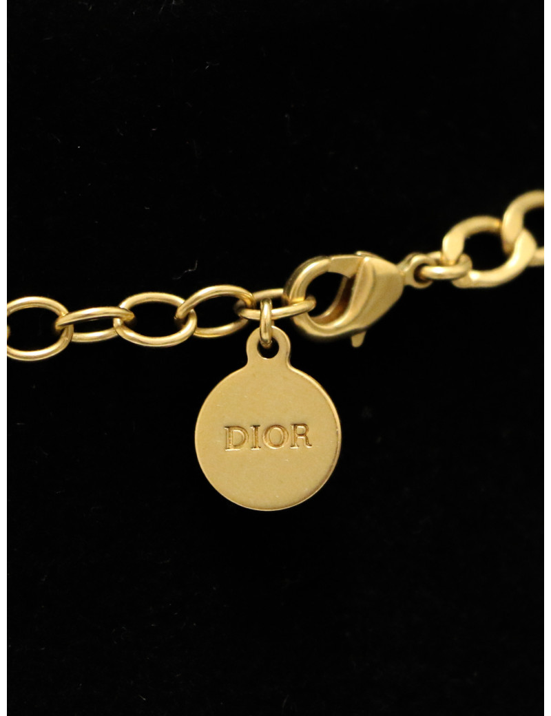 Collier CHRISTIAN DIOR doré