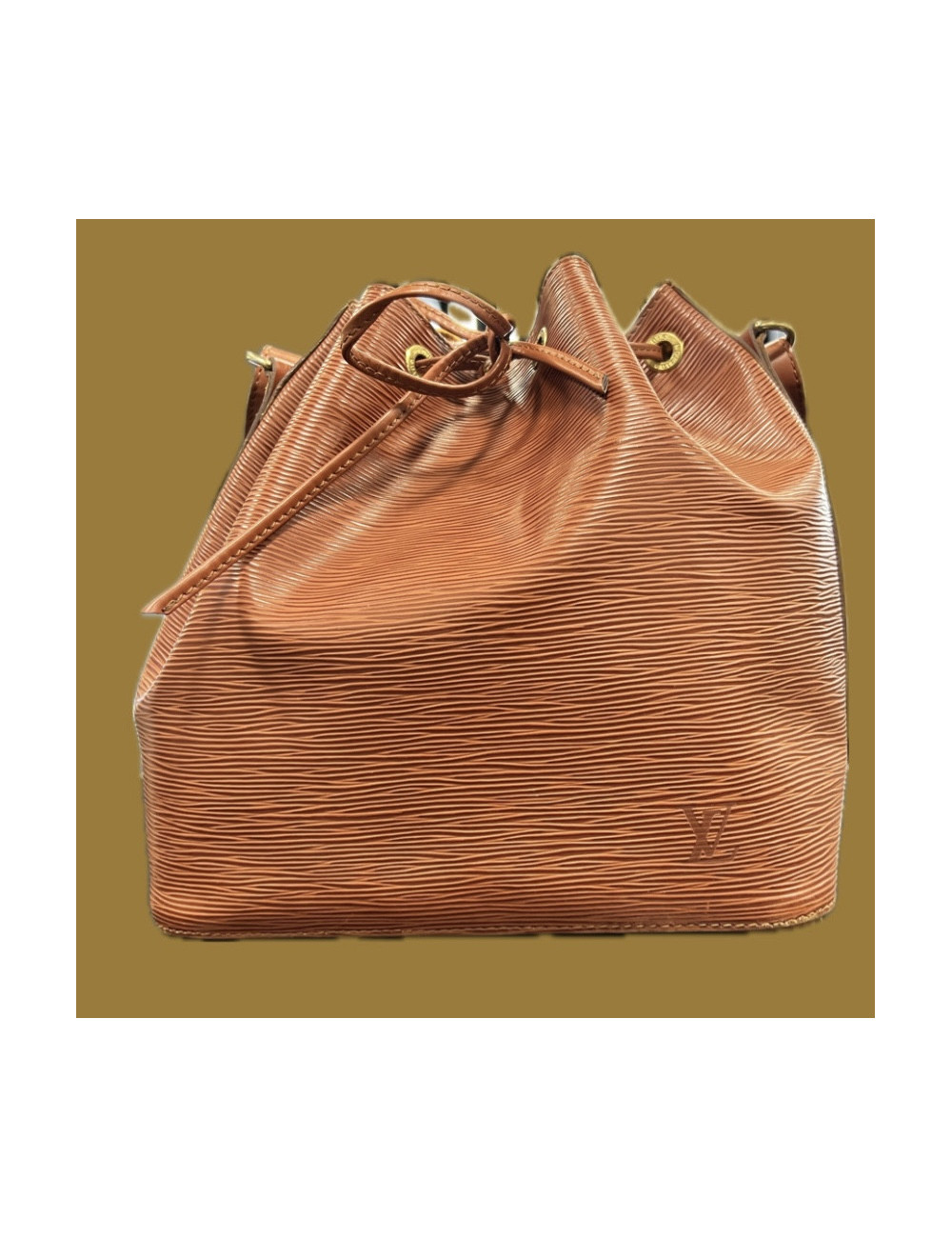 Sac vintage Noe LOUIS VUITTON cuir épi gold