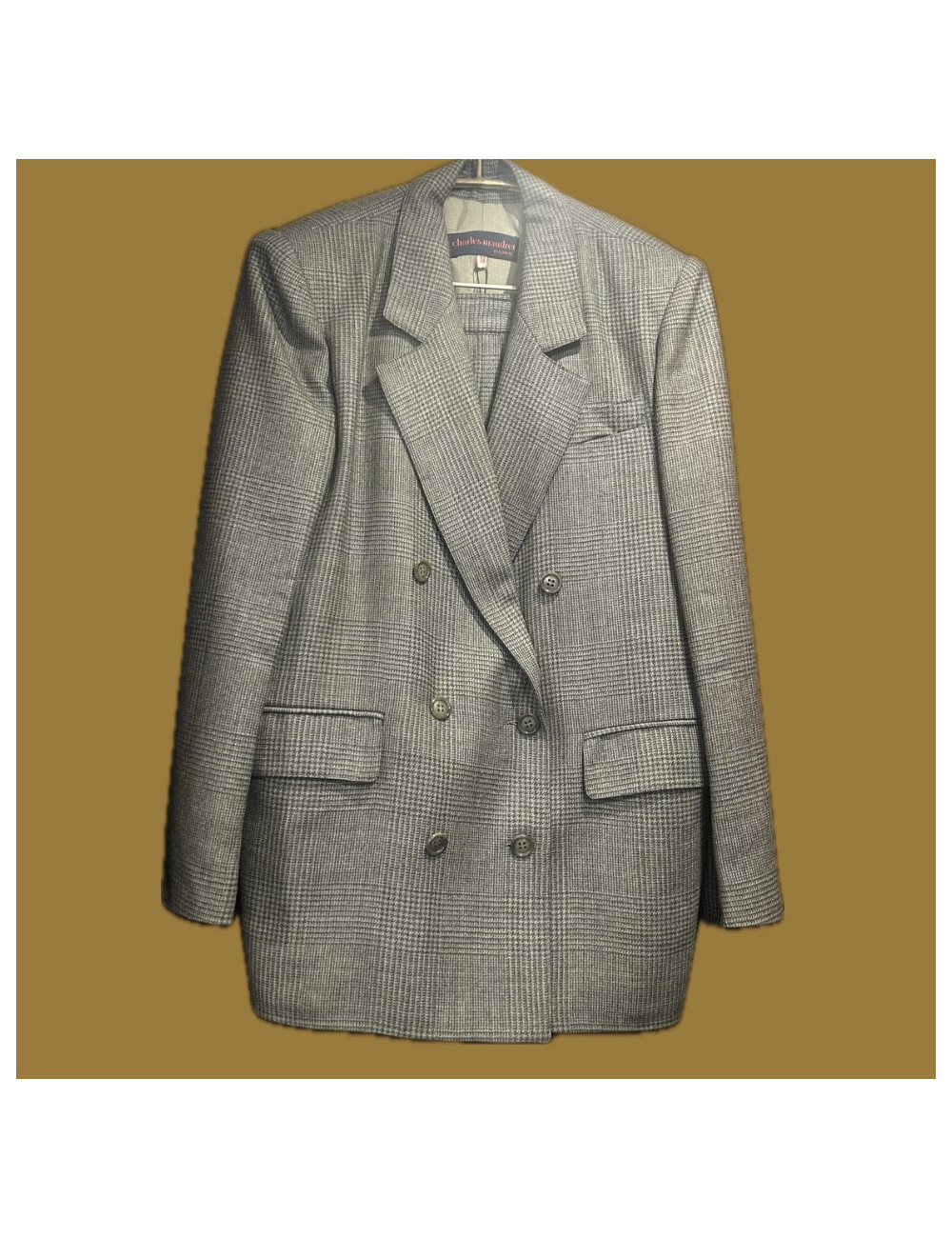 Tailleur C MANDRET T38 gris