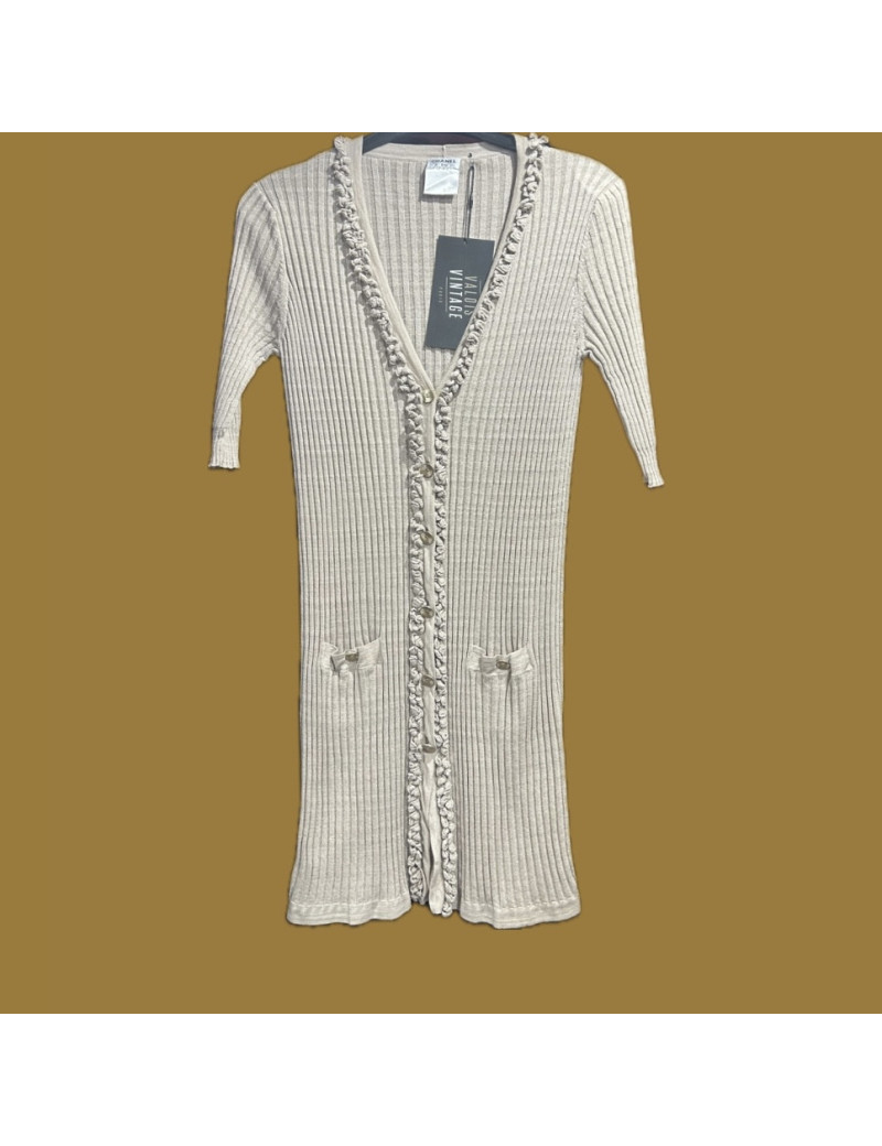 Long gilet Chanel Vintage