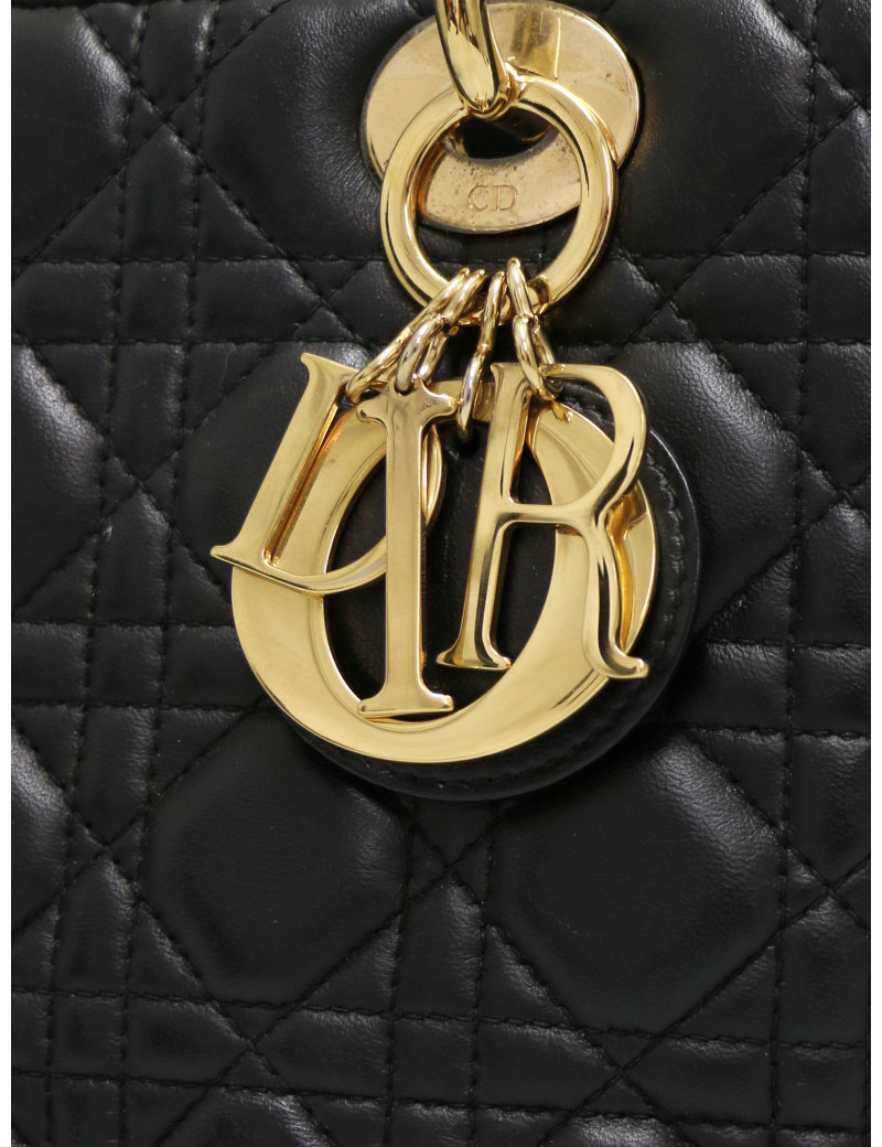 Sac Lady DIOR small noir