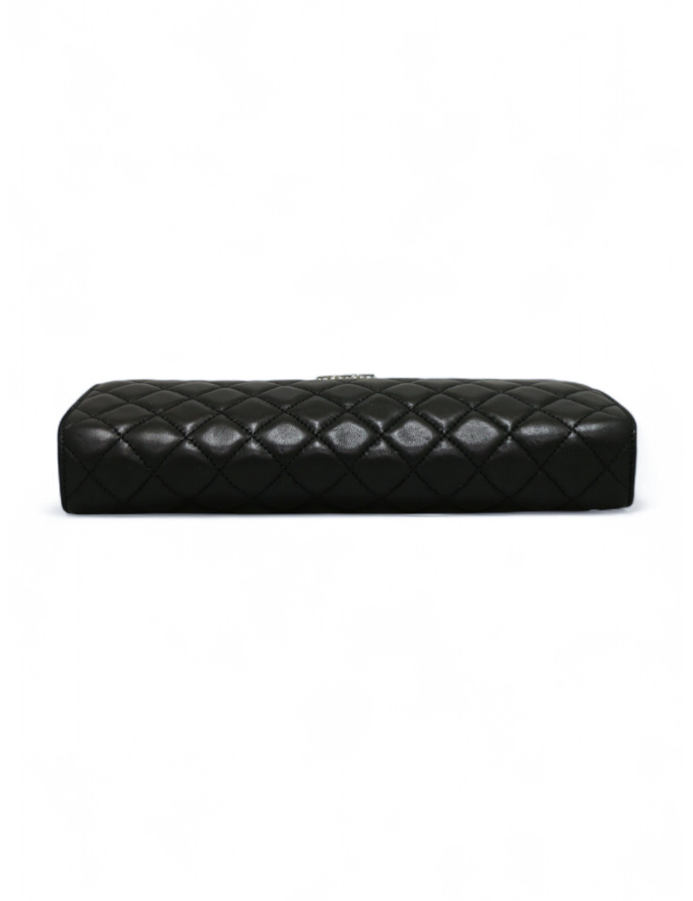 Sac pochette CHANEL cuir d'agneau noir