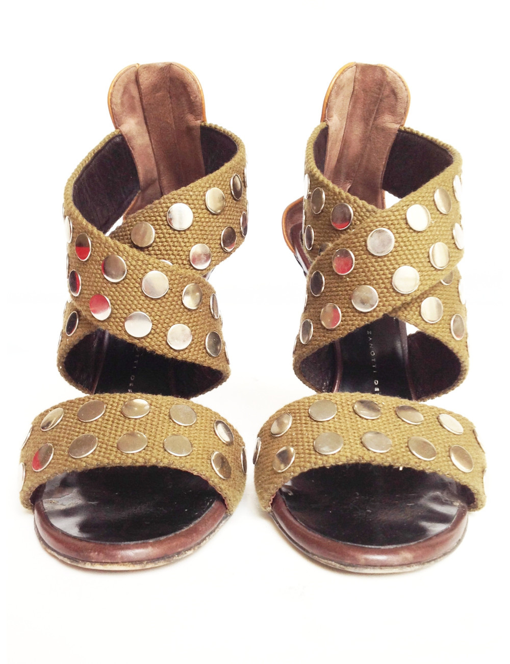 Sandales GIUSEPPE ZANOTTI T 38 vertes