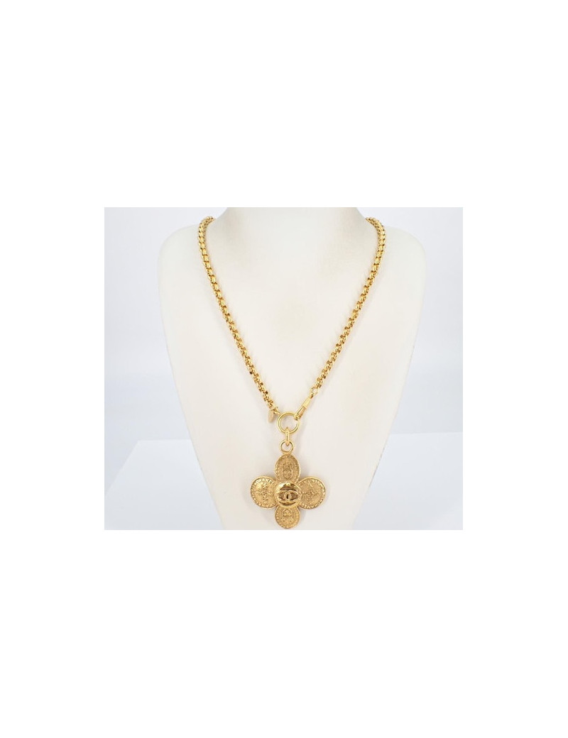 Sautoir médaillon Chanel vintage