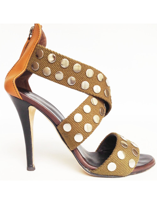 Sandales GIUSEPPE ZANOTTI T 38 vertes