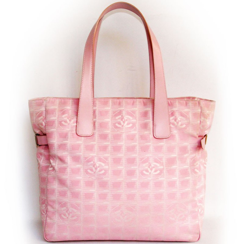 CHANEL bag pink canvas - VALOIS VINTAGE PARIS