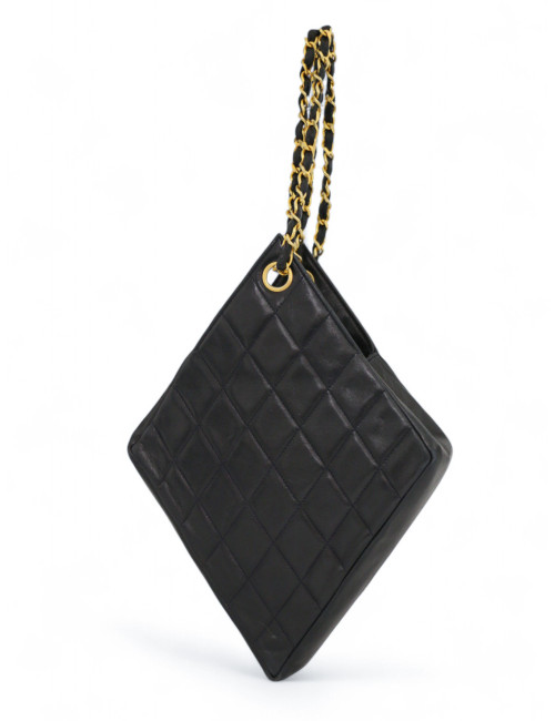 Sac vintage CHANEL bleu marine