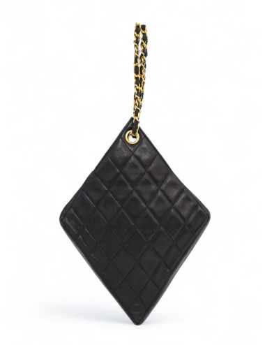 Sac vintage CHANEL bleu marine 2