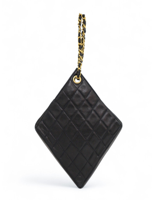 Sac vintage CHANEL bleu marine