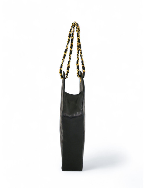 Sac vintage CHANEL bleu marine