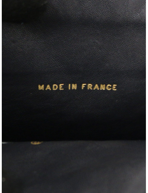 Sac vintage CHANEL bleu marine