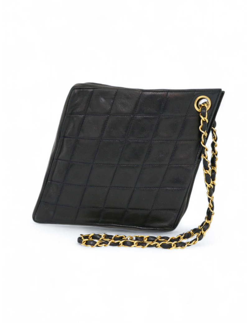 Sac vintage CHANEL bleu marine