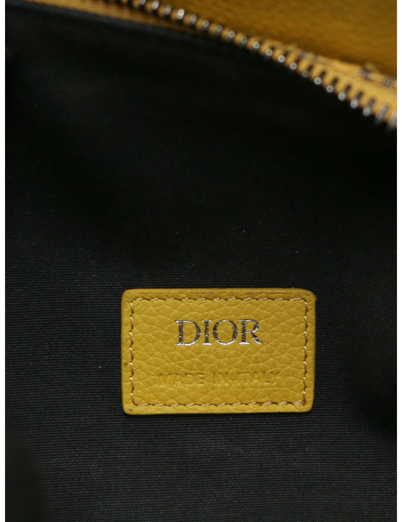 Sac Dior Lingot 22 en toile jaune : occasion certifiée authentique