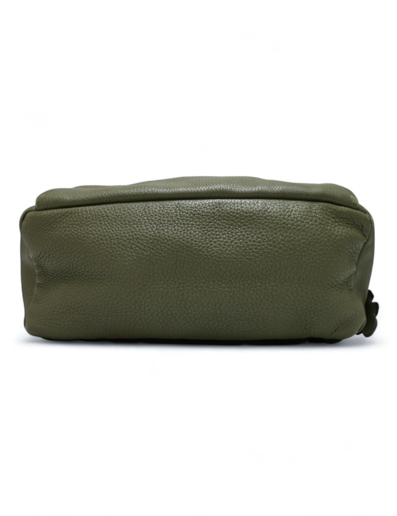 Sac à dos FENDI cuir grainé Kaki