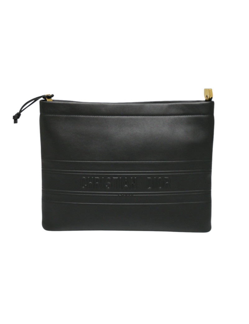 Sac à dos FENDI cuir grainé Kaki