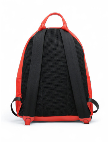 Sac à dos FENDI Faces cuir rouge et noir 2
