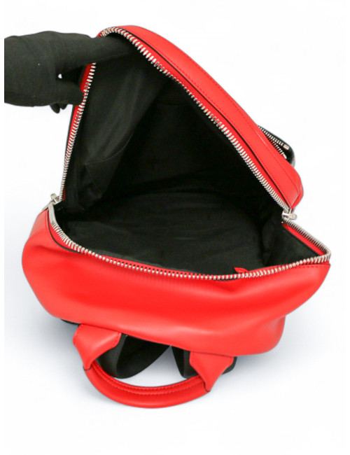 Sac à dos FENDI Faces cuir rouge et noir