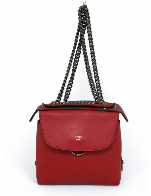 Mini sac à dos FENDI Back to school rouge