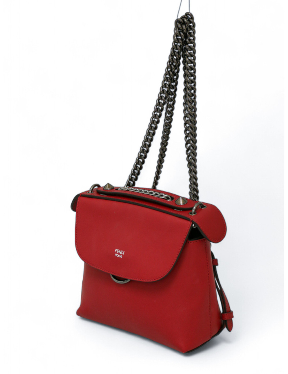 Mini sac à dos FENDI Back to school rouge