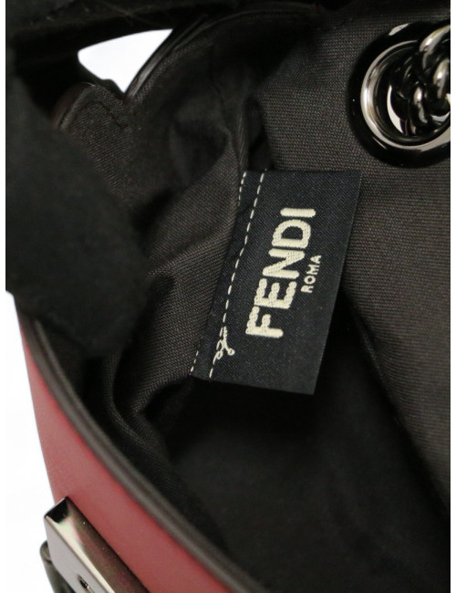 Mini sac à dos FENDI Back to school rouge