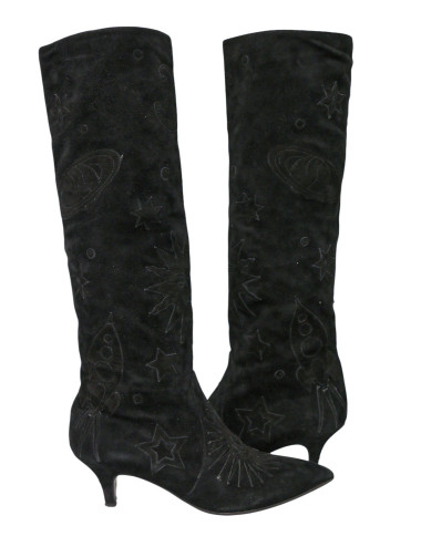 Bottes Maison MASSARO noires T40 2