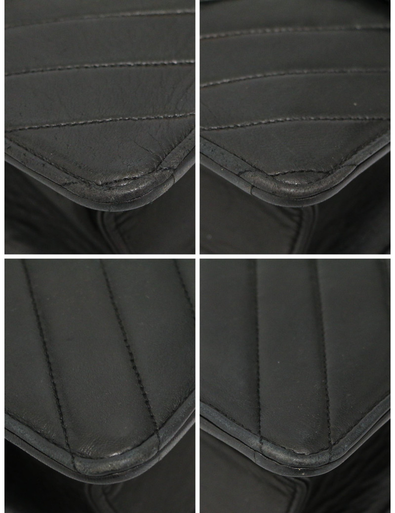 Mini sac CHANEL cuir d'agneau chevron