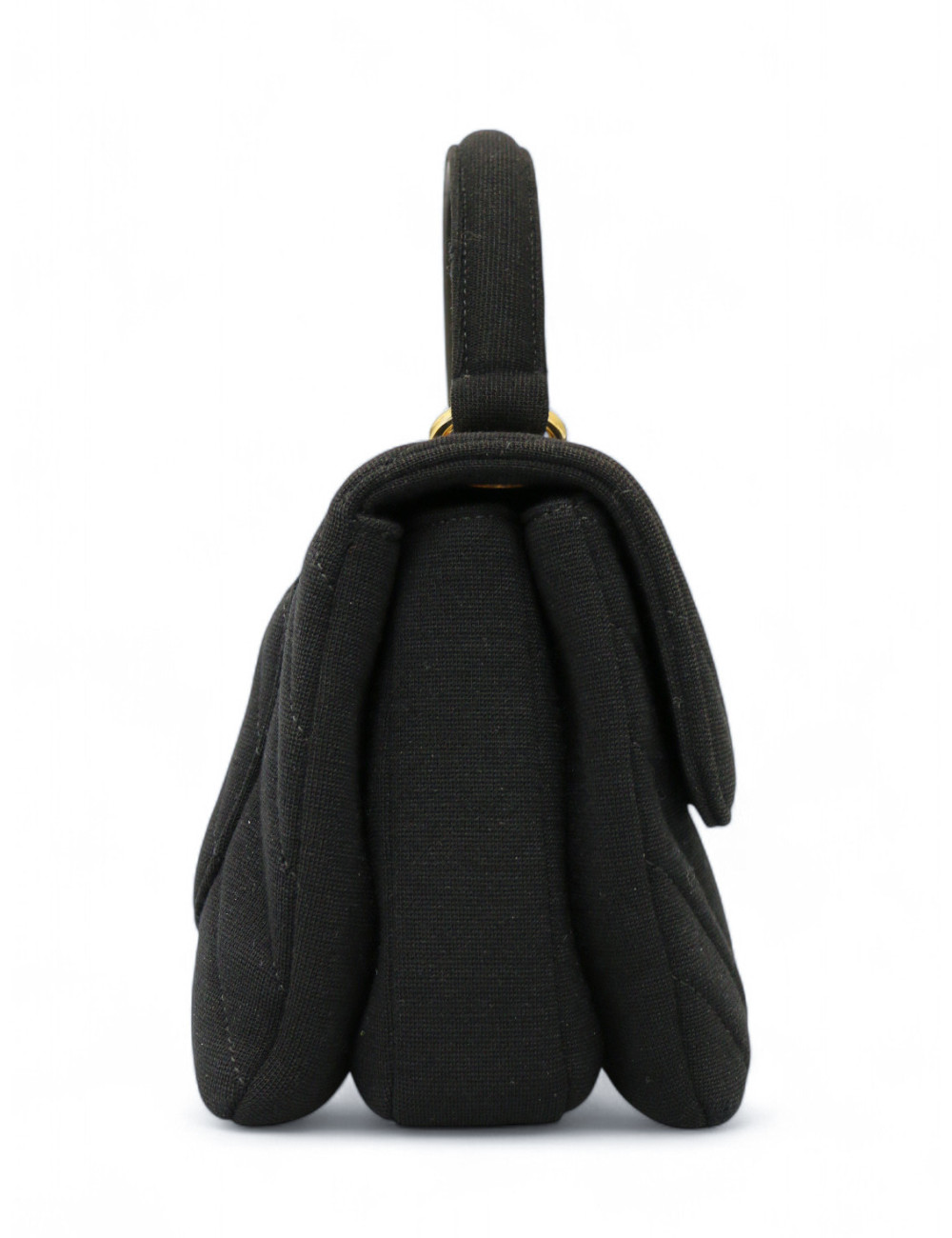 Sac Trendy CHANEL jersey noir