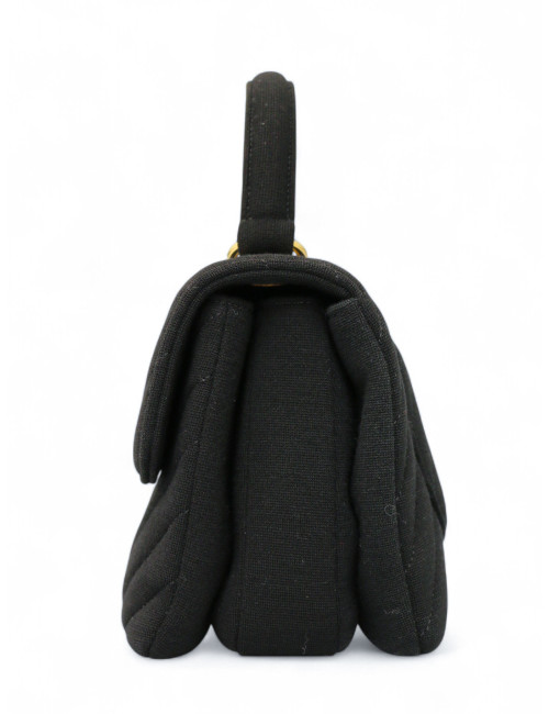 Sac Trendy CHANEL jersey noir