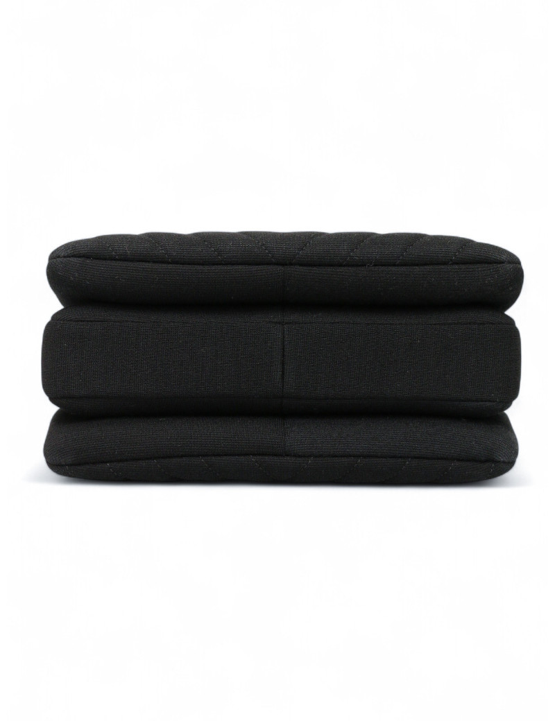 Sac Trendy CHANEL jersey noir