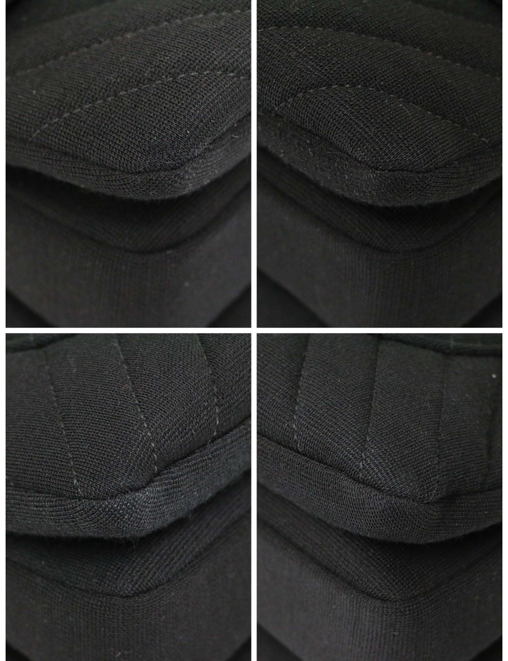 Sac Trendy CHANEL jersey noir