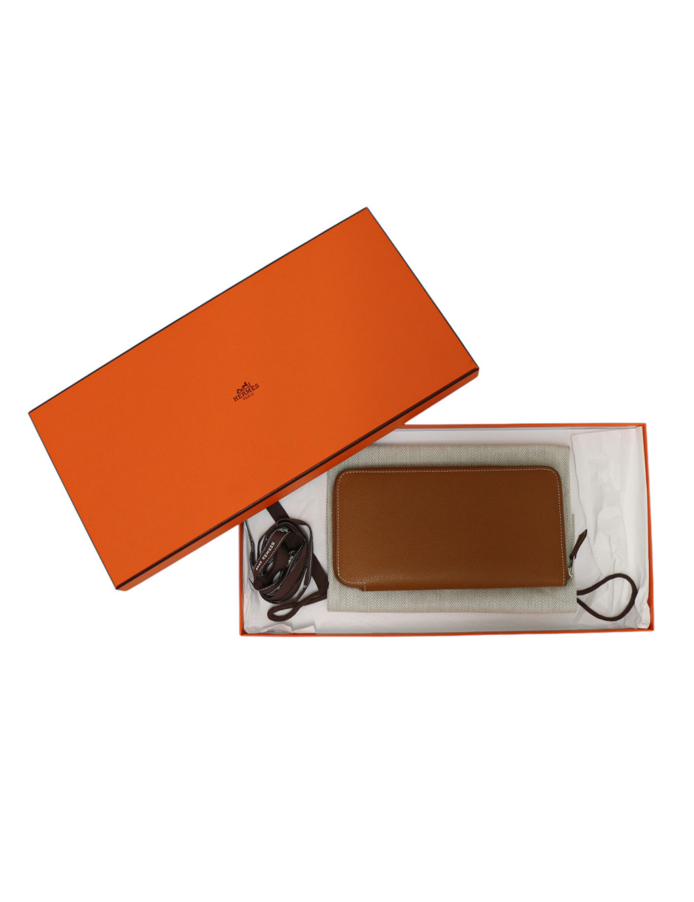 Portefeuille HERMES Silk'In Epsom Gold