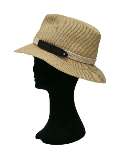 Chapeau HERMES T57 beige