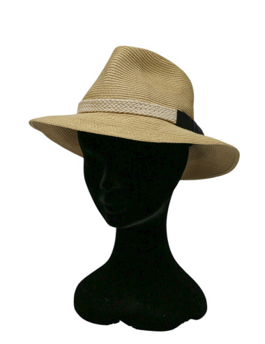 Chapeau HERMES T57 beige 2