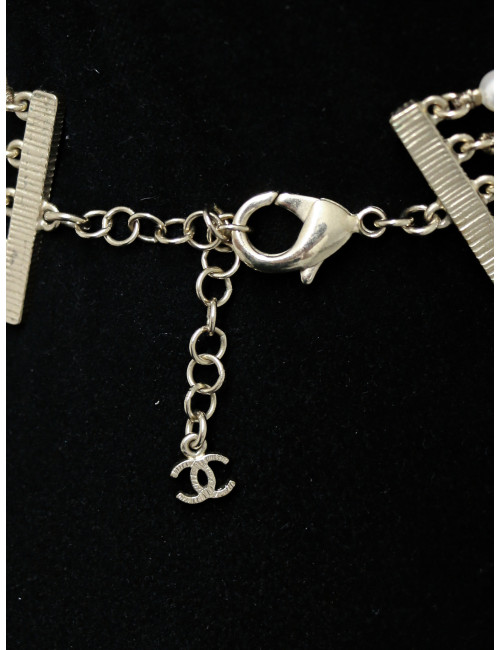 Sautoir multi rangs perles CHANEL La Pausa livré dans sa boîte Chanel