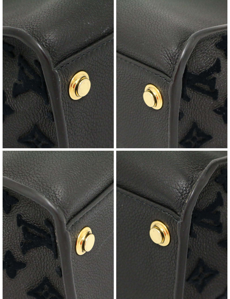 Sac Toughage LOUIS VUITTON Monogram cuir noir