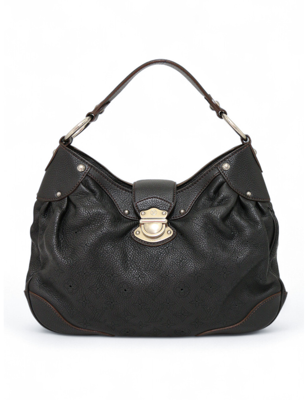 Sac Mahina LOUIS VUITTON cuir souple perforé