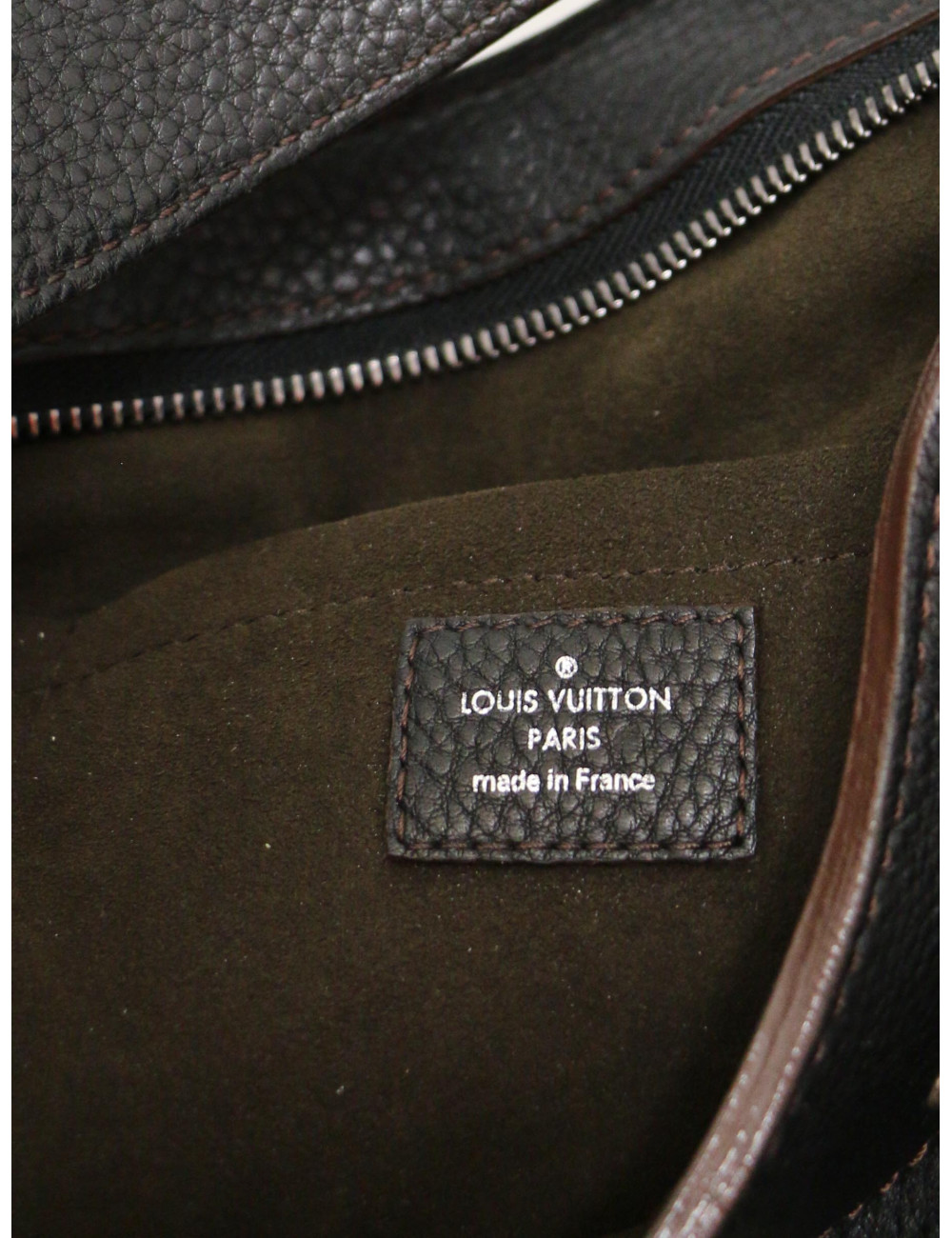 Sac Mahina LOUIS VUITTON cuir souple perforé