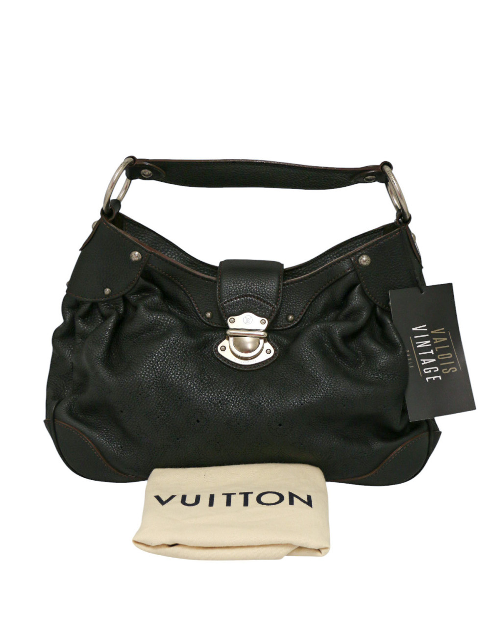 Sac Mahina LOUIS VUITTON cuir souple perforé