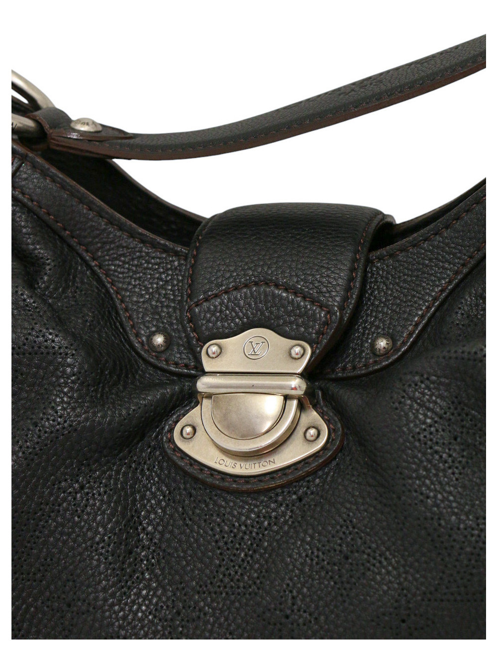 Sac Mahina LOUIS VUITTON cuir souple perforé